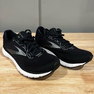 Brooks Womens Glycerin 18 1203171B050 Black Running Shoes Sneakers Size 9